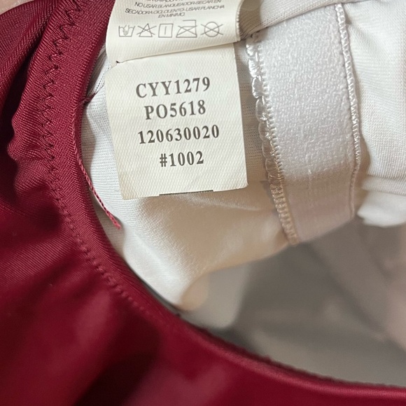 Maroon Cupshe Solid One-Piece Swimsuit Medium - Picture 3 of 7